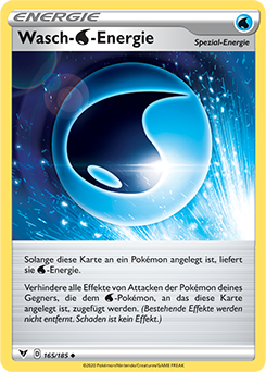 Pokemon Schwert & Schild Farbenschock Wasch-Wasser-Energie 165/185