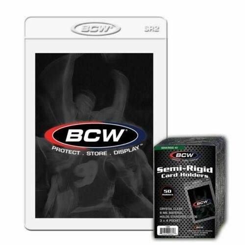 BCW Semi-Rigid #2 Card Holders (50 Stück)