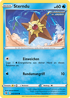 Pokemon Schwert & Schild Fusionsangriff Sterndu 052/264