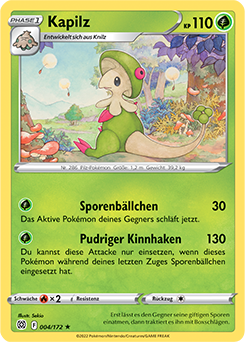Pokemon Schwert & Schild Strahlende Sterne Kapilz 004/172
