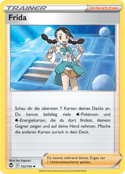 Pokemon Schwert & Schild Silberne Sturmwinde Frida 152/195