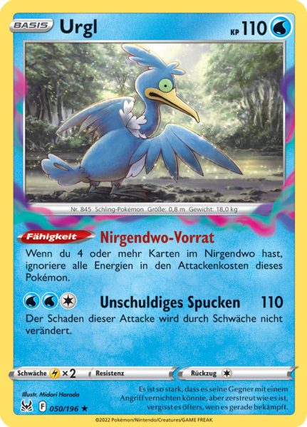 Pokemon Schwert & Schild Verlorener Ursprung Urgl 050/196