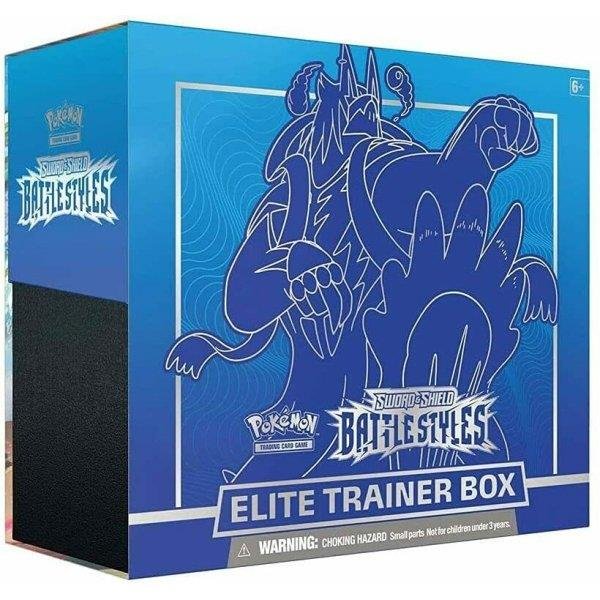 Pokemon Sword & Shield Battle Styles Elite Trainer Box blue EN