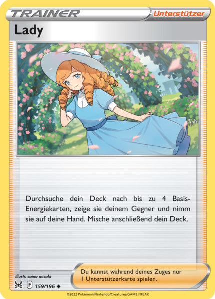 Pokemon Schwert & Schild Verlorener Ursprung Lady 159/196
