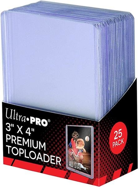 Ultra Pro 3" x 4" Ultra Clear Premium Toploaders (25ct)
