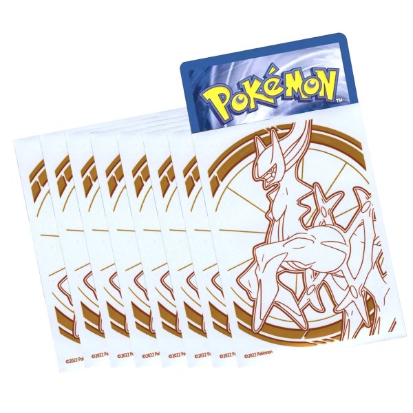 Pokemon Strahlende Sterne Arceus Sleeves matt (65 Kartenhüllen)