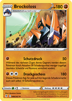 Pokemon Schwert & Schild Drachenwandel Brockoloss 088/203
