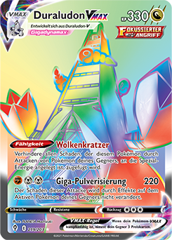Pokemon Schwert & Schild Drachenwandel Duraludon VMAX 219/203