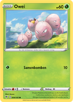 Pokemon Schwert & Schild Farbenschock Owei 004/185